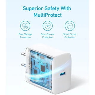 شارژر دیواری 20 وات انکر مدل Select Charger A2347 101954442