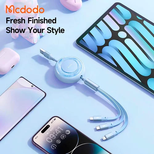 کابل شارژ سه سر 66 وات مک دودو مدل CA-373