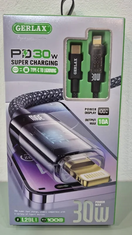 کابل Gerlax مدل L29L تایپ سی