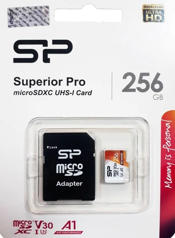 مموری کارت سیلیکون پاور 256G مدل Superior pro 100/80