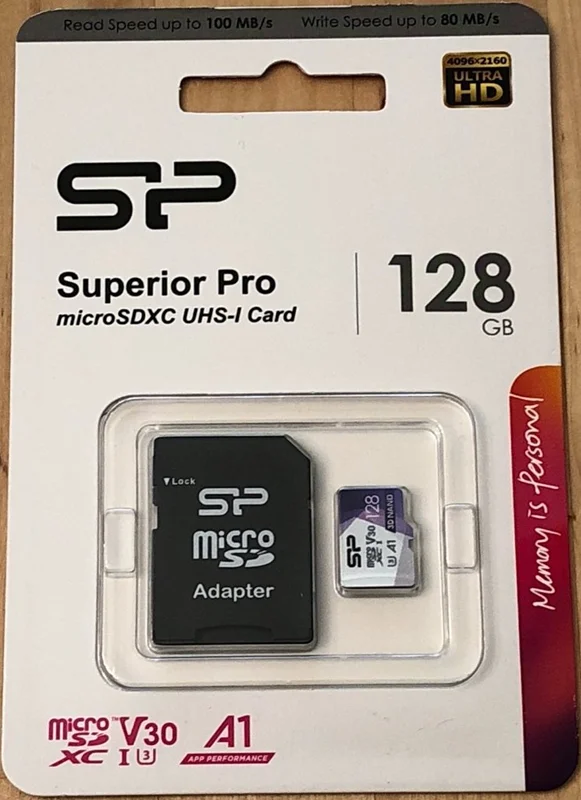 مموری کارت سیلیکون پاور 128G مدل Superior Pro