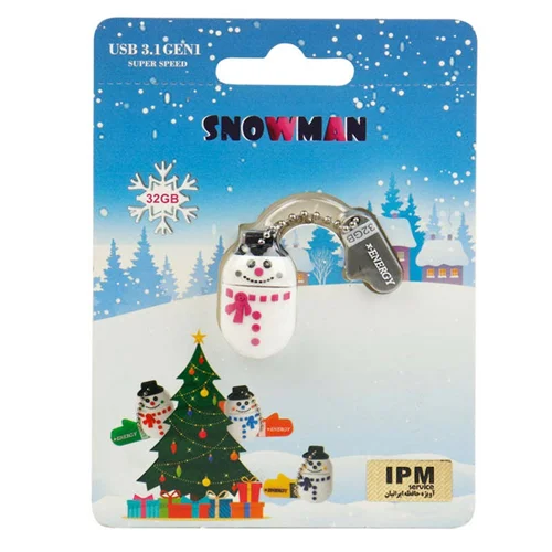 فلش مموری ایکس-انرژی مدل snowman ظرفیت 32 گیگابایت