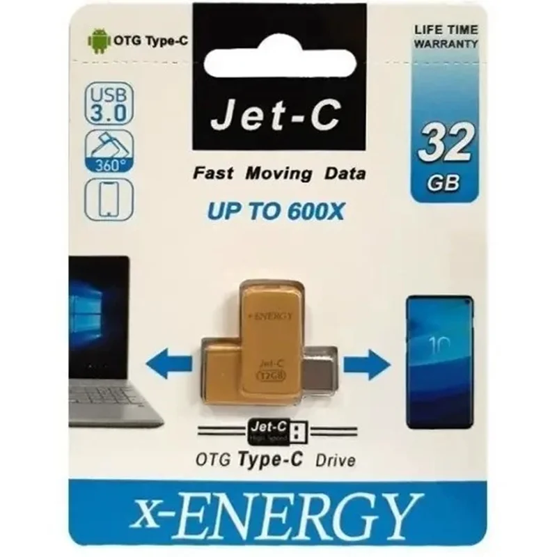 فلش مموری ایکس انرژی مدل JET-C ظرفیت 32 گیگابایت