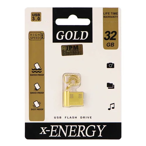 فلش مموری ایکس انرژی مدل Gold ظرفیت 32 گیگابایت