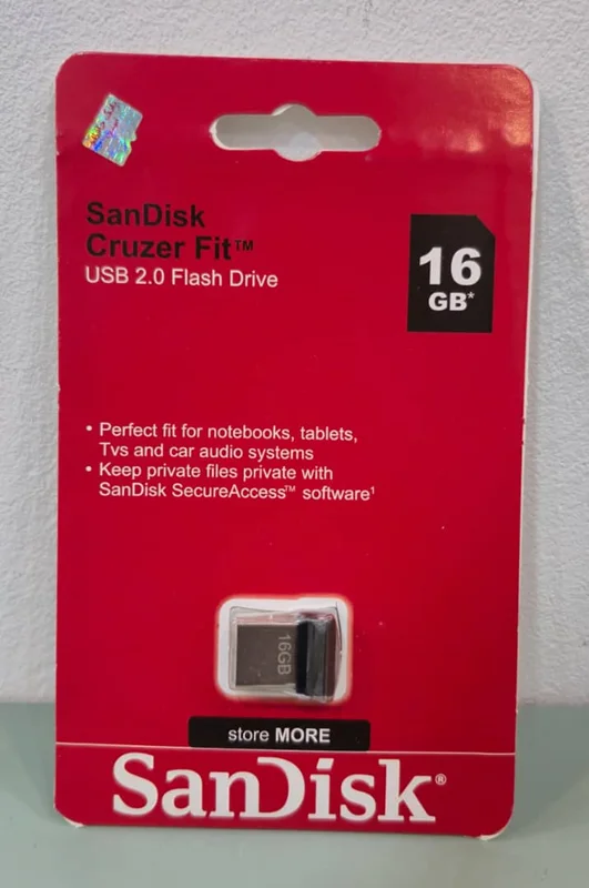 فلش SanDisk Cruzer Fit 16 گیگ usb 2.0