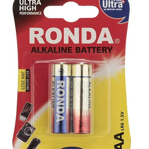 باتری قلمی روندا مدل ULTRA PLUS ALKALINE بسته 2 عددی