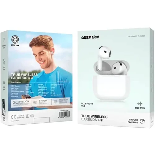 هدفون بی سیم گرین لاین مدل Earbuds 4 G1