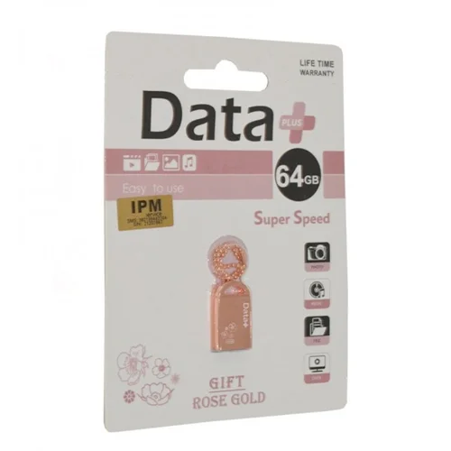فلش 64 گیگ دیتا پلاس Data+ Gift Rose Gold