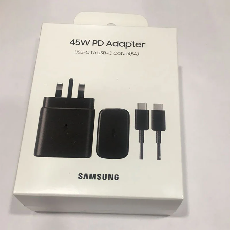 شارژر سامسونگ 45 وات سه پین با کابل