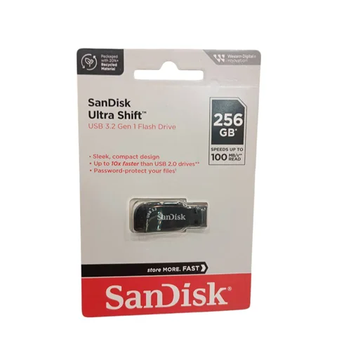 فلش مموری سن دیسک Ultra Shift USB 3.2 ظرفیت 256 گیگابایت